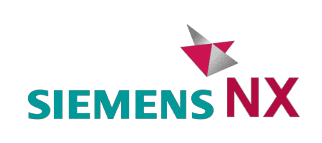 697288d62d1e5_root5 1 Siemens NX logo featuring stylized text and geometric shapes in teal and red.